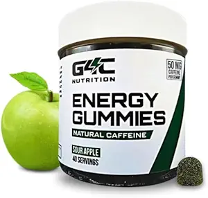 [BRSRAGITAAIBGALH] G4C Energy Gummies, 50mg Natural Caffeine per Gummy, Organic Guayusa, Energy Gummies with Caffeine, Sour Apple Flavor (40ct)