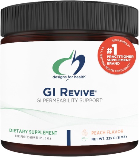 [BRSWIYQPBN4GKFAZ] Проекты для здоровья GI Revive Gut Health Powder - L Glutamine & Citrus Pectin для пищеварительного здоровья + слизистая вязь, корень Marshmallow & кошачий коготь для здоровой функции кишечника (28 сервий)