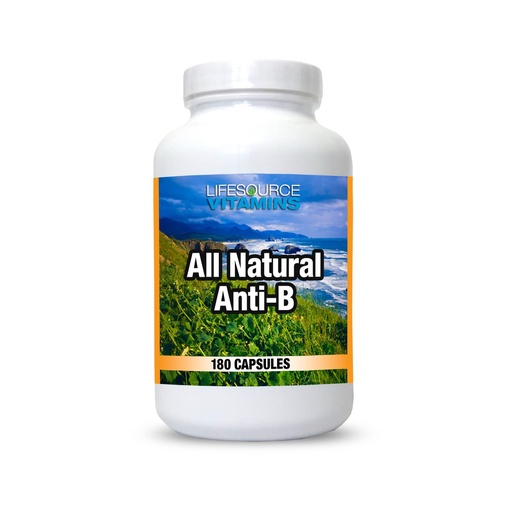 [BRSWYZL3AUIRQHL7] LifeSource Vitamins All Natural Anti-B for Immune Support, 14 All Natural Ingredient with Echinacea & Garlic Extract, 180 Immune Defense Capsules