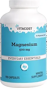 [BRSWIZT7BIBBS3YZ] Vitacost Magnesium - 500 mg - 180 Capsules