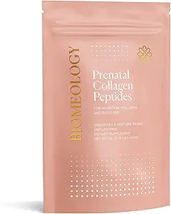 [BRSW223YA56RUETK] Prenatal Collagen Peptides - Grass-Fed Collagen Protein, with Glycine & Amino Acids for Pregnancy & Postpartum - Help Digestion, Immune Health, Pelvic Floor, & Postpartum Recovery (16 oz.)