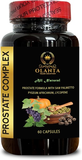 [BRSRAEICO5YWKDIV] Supports Male Urinary Tract Health - PROSTATE COMPLEX FOR MEN - Strong Flow Prostate, vitamins for prostate healthy for men, Nettle extract prostate, Daily Urinary Support - 1 Bottle