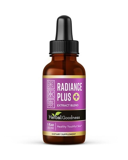 [BRSROAQOC4BQ4F3Z] Herbal Goodness Radiance Boost Liquid Collagen 1oz – Vital Proteins Collagen Peptides, Liposomal Glutathione, Hair Skin Nails Vitamins for Women & Men – Glow-Enhancing Collagen Liquid Formula