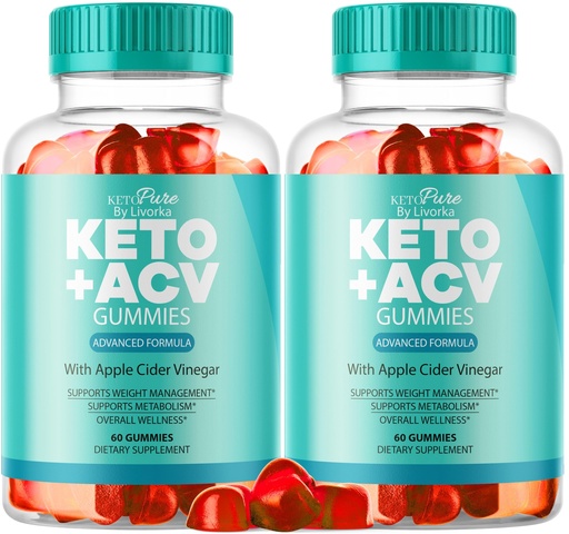 [BRSRAGA6BEIBUFY2] (2 Pack) Keto Pure ACV Gummies, Keto Pure Gummies, 120 Gummies for 2 Months
