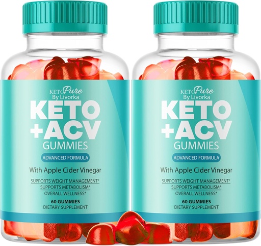 [BRSRAGA6BEIBUFY2] (2 pakuotė) Keto Pure ACV Gummies, Keto Pure Gummies, 120 Gummies 2 Mėnesius