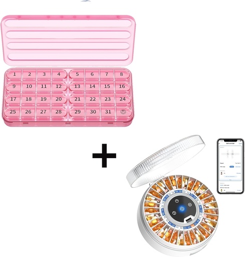 [BRSRAH35AAHWEAD2] Month Pill Organizer & Automatic Pill Dispenser