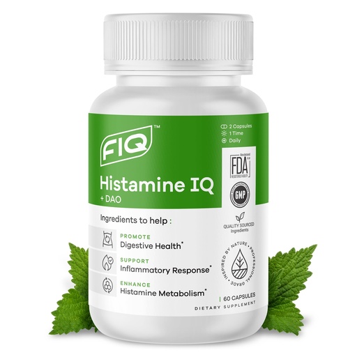 [BRSRAZY3BZ4AM2T7] Formula IQ - Histamine IQ - Diamine Oxidase (DAO) Enzyme Supplement - DAO Histamine Blocker - Immune Support - 60 Capsules