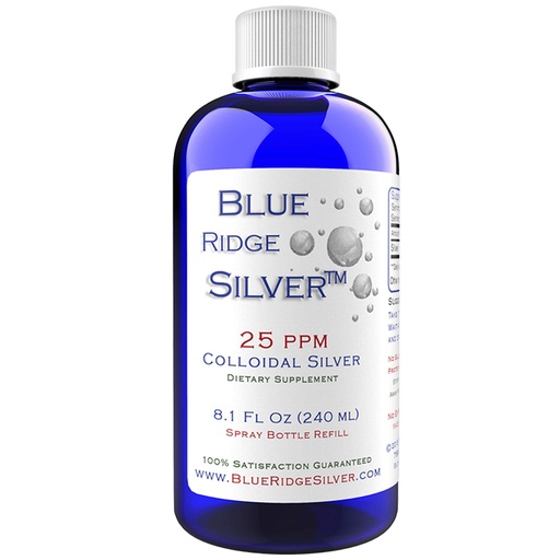 [BRSWKFQEBYBRW23A] 25 ppm 8 oz Colloidal Silver Natural Immune Support Health Supplement