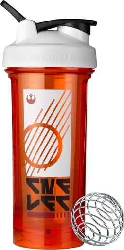 [BRSWGBIOCIIGCC3O] BlenderBottle Star Wars Shaker Bottle Pro Series Perfect for Protein Shakes and Pre Workout, 28-Ounce, Rebel Badge