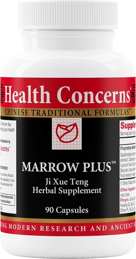 [BRSW2GT2B4PGEGQ6] Health Concerns Marrow Plus – Bone Marrow & Blood Generation Herbal Supplement – Chinese Herbal Formula for Anemia, & Circulation Support – Astragus, Salvia, & Tangerine Extracts – 90 Capsules