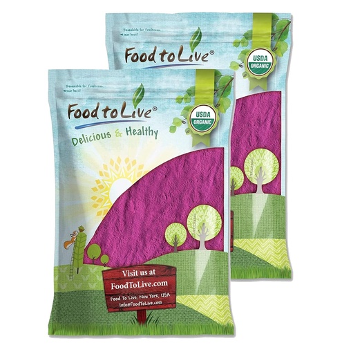 [BRSWYYY7CUDRQD33] Food to Live Organic Black Currant Juice Powder, 16 Pounds — Non-GMO, Raw, Kosher, Vegan Superfood, Bulk, Rich in Antioxidants, Great for Juices, Drinks, and Smoothies, Contains Maltodextrin
