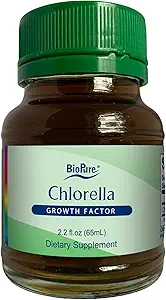 [BRSWKFD3AUOWOGDG] BioPure Chlorella Growth Factor Liquid – Nutrient-Dense, Nutraceutical Superfood Packed with Proteins, Vitamins, Minerals & Amino Acids That Supports Metabolism, Detox & Immunity – 2.2 fl oz