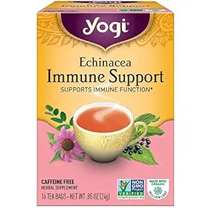 [BRSWKGICCR7BM3AZ] Yogi Herbal Tea Bags, Echinacea Immune Support 16 ea ( pack of 2)