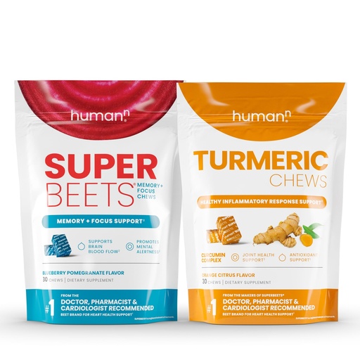 [BRSW2GA7BABQI2DO] HumanN SuperBeets Memory + Focus & Turmeric Chews