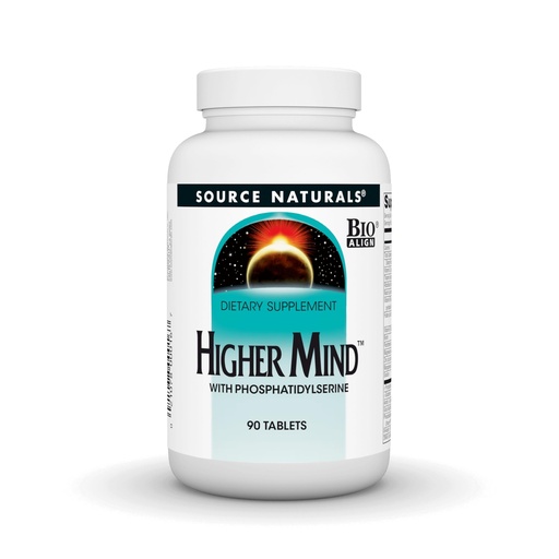 [BRSWIYT3OMAGCAL2] Source Naturals Higher Mind, with Phosphatidylserine - 90 Tablets