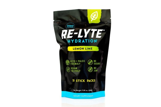 [BRSWYBAHCIARUGYY] REDMOND Re-Lyte Electrolyte Drink Powder Mix (Lemon Lime), 30 Stick Packs