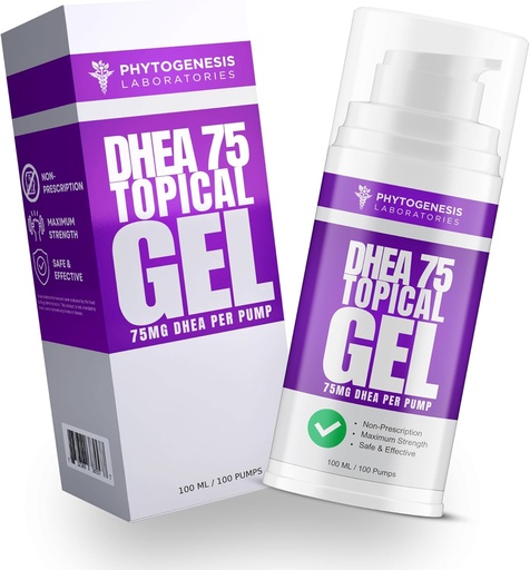 [BRSRMAQHAQHB4YLJ] DHEA 75 – 75 mg DHEA Per Pump – 促进健康老化、健康木质、免疫支持、平衡水平和总体健康 -- -- 一个月的供应(1)