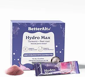 [BRSRAZIKCUHQYCQZ] Better Alt Hydromax Fast Hydration Electrolyte Powder Packets, Sour Candy, Hydration Drink with Quick Absorbstion, 30 Single-Serving Powder Packets