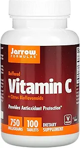 [BRSWIYTYC4DWOFA7] Jarrow Formulas Vitamin C + Citrus Bioflavonoids, Dietary Supplement Provides Antioxidant Protection, 750 mg, 100 Tablets