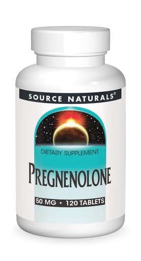 [BRSWIY34BMPGAHLE] Source Naturals Pregnenolone 50mg - 120 Tablets