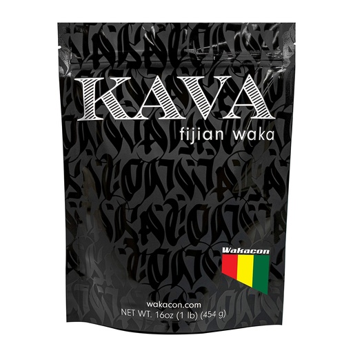 [BRSWIE3RON4GE2TA] Wakacon Kava Kava Root Powder – Authentic, Noble Kava Root Powder from Fiji – Premium, Responsibly Sourced, 16 Oz