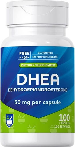 [BRSROYADBN6REHTH] Rite Aid DHEA Capsules 50mg, 100 Count, for Hormone Balance, Immune & Cardiovascular Health and Anti-Aging, Promotes Healthy Mood & Well-Being