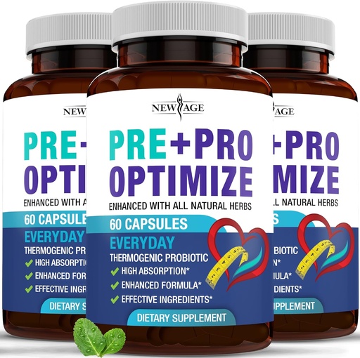 [BRSROGANA4FG2FY6] Pro Optimize Probiotics for Women, Menopause, 70 Billion CFU, Digestive Health - Support for Bloating, Hot Flashes, Joint Support, Night Sweats - Gut Health & Metabolism - Dong Quai (180 (Pack of 3))