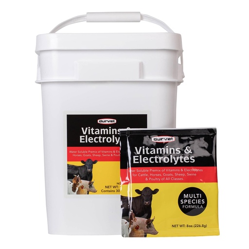 [BRSWIYQBBMMG2EY7] DURVET 136028 Vitamins & Electrolytes, 8 oz