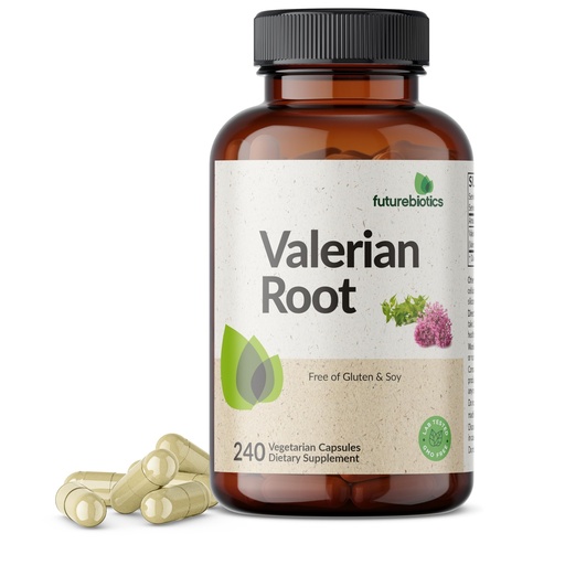 [BRSROYADABYAKC3L] Futurebiotics Valerian Root Promotes Relaxation Non-GMO, 240 Vegetarian Capsules