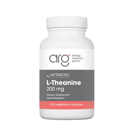 [BRSWIZQPCEIQK2TA] Metabolic Maintenance L-Theanine 200mg - L Theanine Supplement with Glycine for Calm Energy and Focus, Amino Acid for Sleep Support and Healthy Stress Response - 120 Capsules