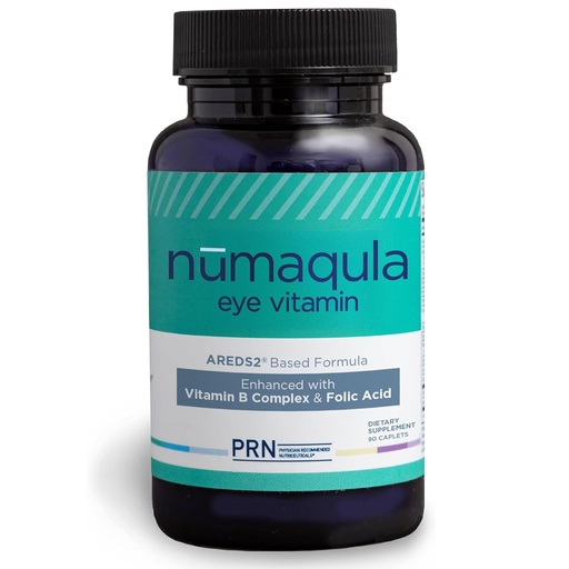 [BRSWYAQLCAMQK3TZ] nūmaqula Eye Vitamins - 90 Capsules, 30-Day Supply - AREDS2-Based Eye Supplements with Lutein, Zeaxanthin, Vitamin B Complex & Vitamin E for Advanced Macular Support