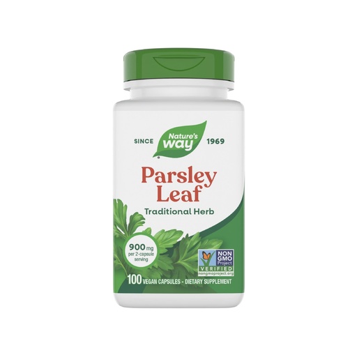 [BRSWIYTYOUEBYCYZ] Nature's Way Premium Herbal Parsley Leaf Provides Chlorophyll, 100 Vegan Capsules