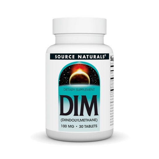 [BRSWIY35AQPGGG3C] Source Naturals DIM, Diindolylmethane, 100mg - 30 Tablets