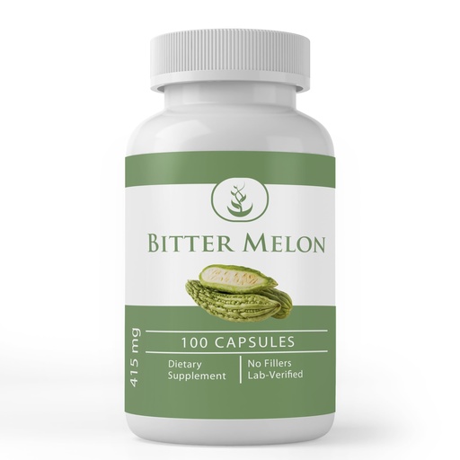 [BRSWGAQQDIMRMDQY] Pure Original Ingredients Bitter Melon, (100 Capsules) Always Pure, No Additives Or Fillers, Lab Verified