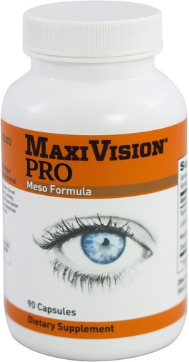 [BRSWYCTRCN7GCDIU] MaxiVision® PRO Meso Formula - Mesozeaxanthin - Lutein - Zeaxanthin - 90 Capsules, 1 Bottle