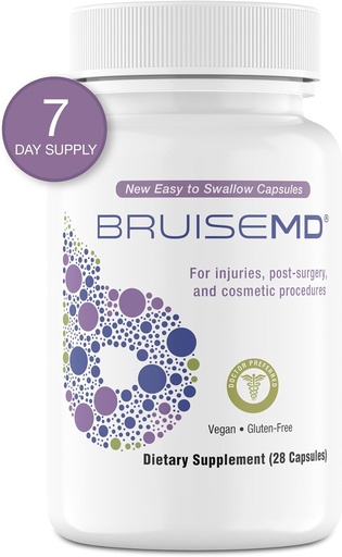 [BRSW2CAOOAMB63D5] Supplement and Gel Bundle, Combination Treatment to Help Clear Bruises and Reduce Swelling
