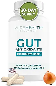 [BRSRMAAHCIARGF33] Gut Health Flavonoids Supplements - Gut Cleanse & Restore Good Digestion - Antioxidant Supplement with Berberine, Ginger, Quercetin - Gut Restore Formula to Balance and Support Digestion - 1 Bottle
