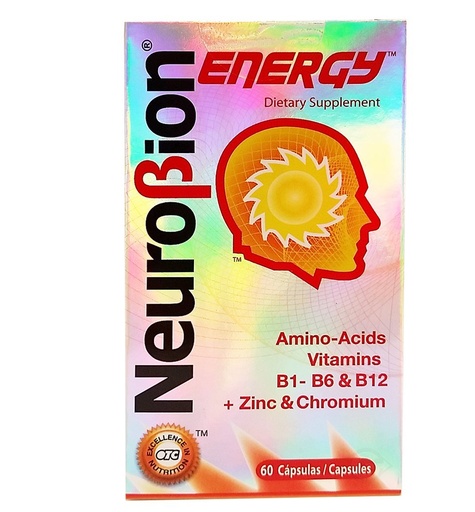 [BRSWI2YRDEPAI2I3] Neurobion, Energy Amino Acids, 60 Count (Pack of 3)