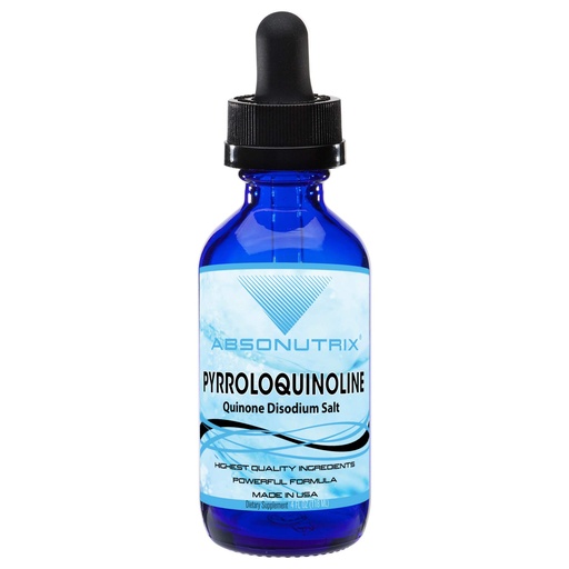[BRSWGCAYCV4BQDTV] Pyrroloquinoline Quinone Disodium Salt 20mg, 4 Fl Oz Bottle, 200 Servings, High Bioavailability, Quick Absorption, Third-Party Tested, GMP-Certified, Non-GMO, Cruelty-Free, Made in USA