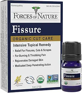 [BRSWGZQZBMIWC2YV] Forces Of Nature – Natural, Organic Fissure Care (5ml) Non GMO, No Harmful Chemicals –Soothe & Relieve Burning, Throbbing, Stinging, Itchy, Bleeding Tissue Caused by Fissures or Hemorrhoids