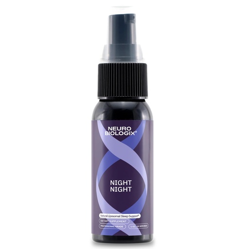 [BRSW2EIYBMBGADLV] Neurobiologix Night Night Liposomal Sleep Spray, Melatonin & GABA Oral Spray for Relaxation, Bedtime Routine & Restful Nights, Fast Absorbing Liposomal Delivery, Non Habit Forming, Vegan, 1 Fl Oz