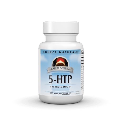 [BRSWIY3ZDEPB4FD4] Source Naturals Serene Science 5-HTP, Balanced Mood* 100 mg - 30 Capsules