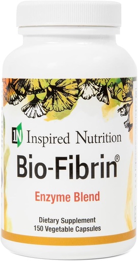 [BRSWKYQLBIAR4CDE] Bio-Fibrin ® Supplement - Multi Enzyme - Fibrin Defense Proteolytic Enzymes - 150 Capsules