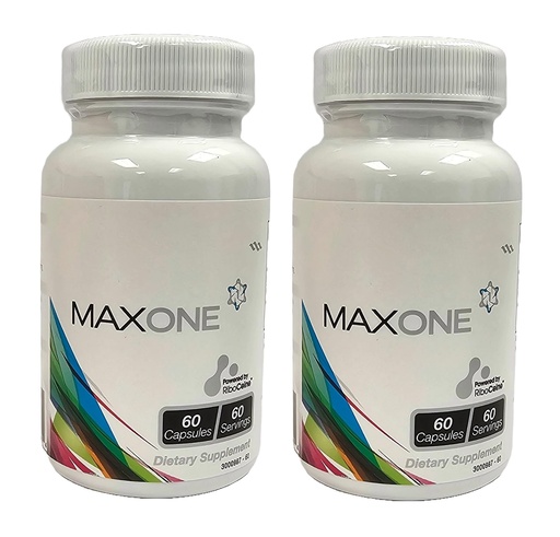 [BRSWIBL6DMBAOCLM] Max One, Focused Riboceine Supplementation, 60 Vegetable Capsules, 30 Servings (Pack of 2)