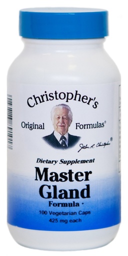 [BRSWIYQYAEDQ43T6] Christopher's Original Formulas Master Gland Formula 375mg – Herbal Blend Designed to Support The Pituitary Gland, Plant-Based Traditional Botanical Supplement, 100 Vegetarian Capsules