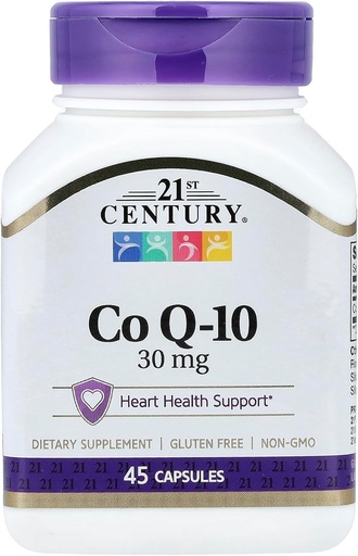 [BRSWIYT6CMMBKDY3] 21st Century Co Q10 30 mg Capsules, 45 Count (21341)