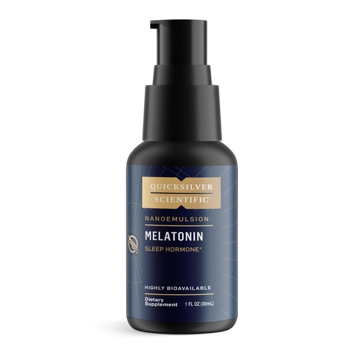 [BRSWGFA6AUBQYEYZ] Quicksilver Scientific Liposomal Melatonin - Bedtime, Jet Lag & Immune Support Liquid for Adults - Efficient, Superior Absorption 1mg to Minimize Morning Drowsiness (30 ml)