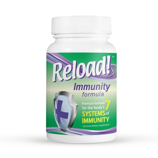 [BRSW2HAFO5YRUHY6] Reload! Immunity Antioxidant, Echinacea, Vitamins A, C, D, Zinc, Selenium, Ginkgo, Aloe, Probiotic/Prebiotic, Fenugreek Capsule 120ct, 30 Day Supply