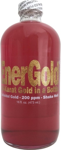 [BRSWKYY2OUJR6DLM] EnerGold® 99.99%-Pure Ultraconcentrated 200-ppm Ruby-Red Colloidal Gold. Deflect Radiation & EMFs, Repair DNA, Regenerate Pineal Gland, Rejuvenate All Tissues of The Body, Energize Your Aura,...