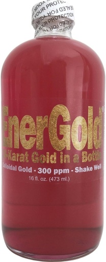 [BRSWKYY2OUJR6DLM] EnerGold® 99.99%-Pure Ultraconcentrated 300-ppm Ruby-Red Colloidal Gold. Deflect Radiation & EMFs, Repair DNA, Regenerate Pineal Gland, Rejuvenate All Tissues of the Body, Energize Your Aura,...